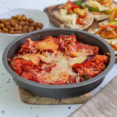 Cauliflower Pizza Bake