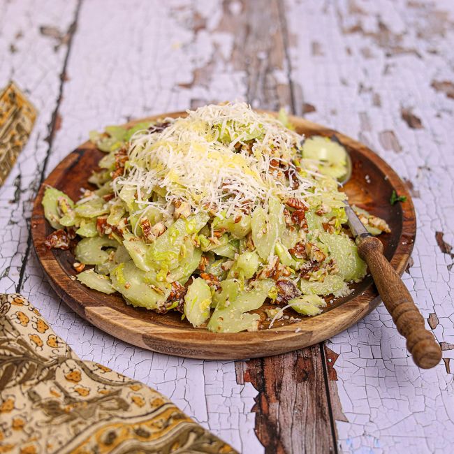 Celery Salad with Walnuts & Dates