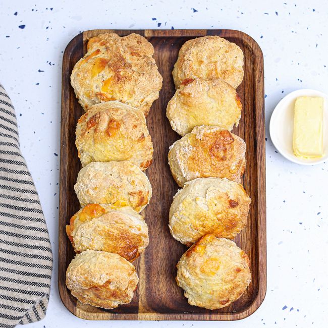 Cheddar & Apple Scones