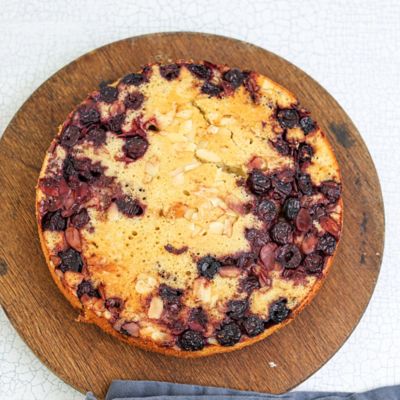 Cherry & Almond Dump & Bake Cake