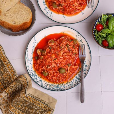 Chicken Cacciatore with Risoni