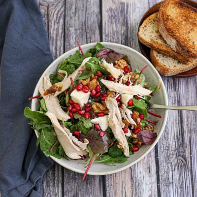 Chicken, Fig & Pomegranate Salad