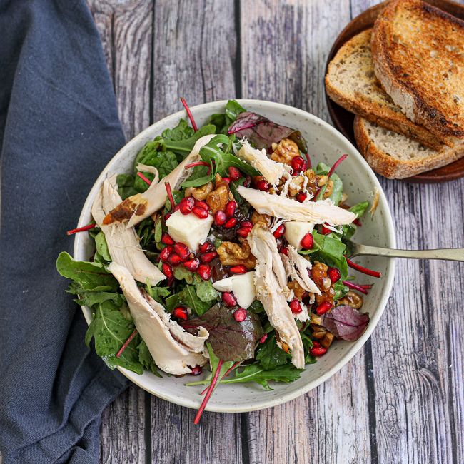 Chicken, Fig & Pomegranate Salad