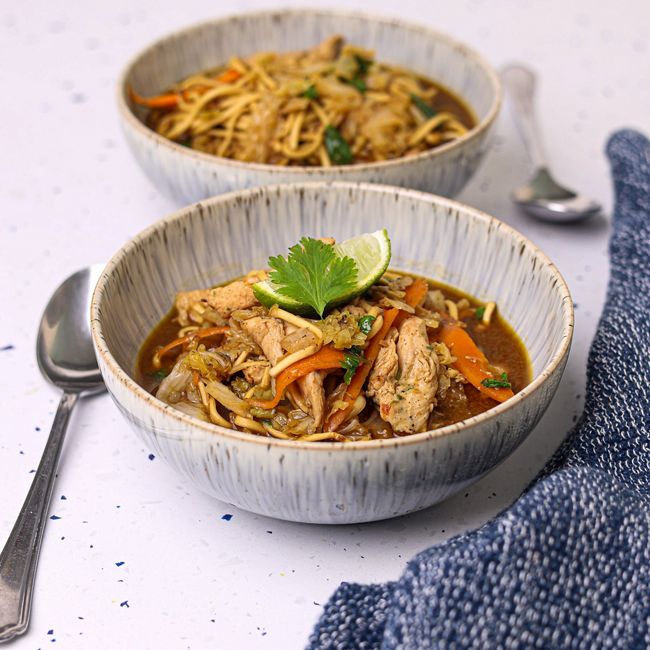 Chicken Noodle Miso Soup