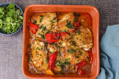 Chicken Peperonata