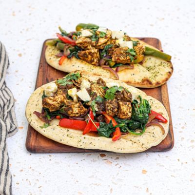 Chicken Tikka Naan Pizzas