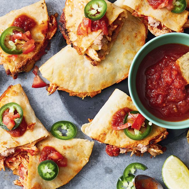 Chicken Tinga Quesadillas