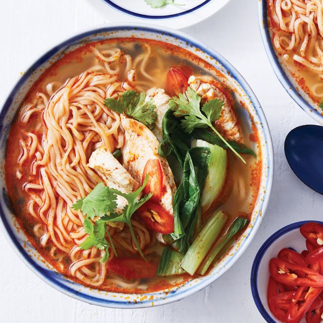 Chicken Tom Yum Noodle Soup