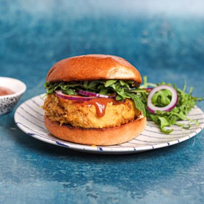 Chickpea & Sweetcorn Burger