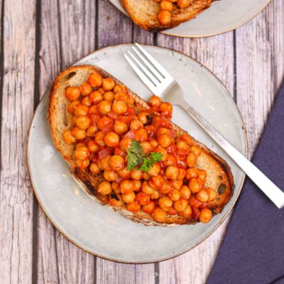 Chickpeas On Toast