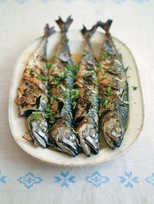 Grilled Mackerel With Lemon, Chilli & Coriander