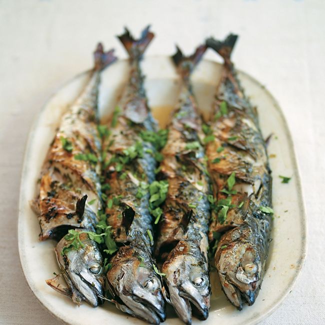 Grilled Mackerel With Lemon, Chilli & Coriander