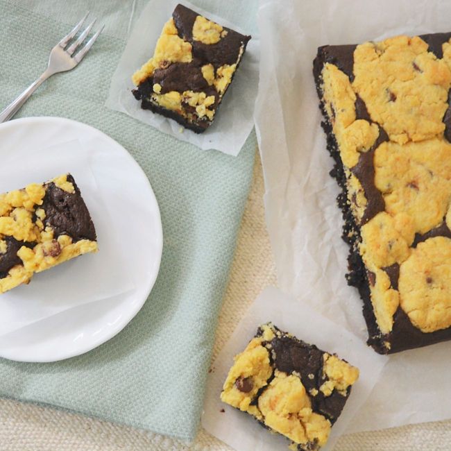Choc Chip Cookie Brownies