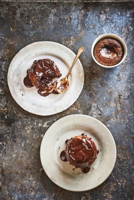 Maple & Chocolate Fondants With Sea Salt