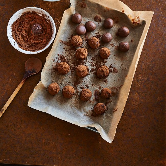 Wild Garlic Truffles