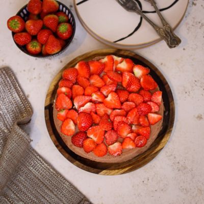 Chocolate & Strawberry Cheesecake