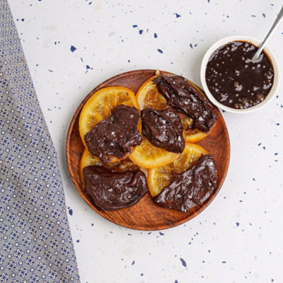 Chocolate Dipped Candied Orange Slices