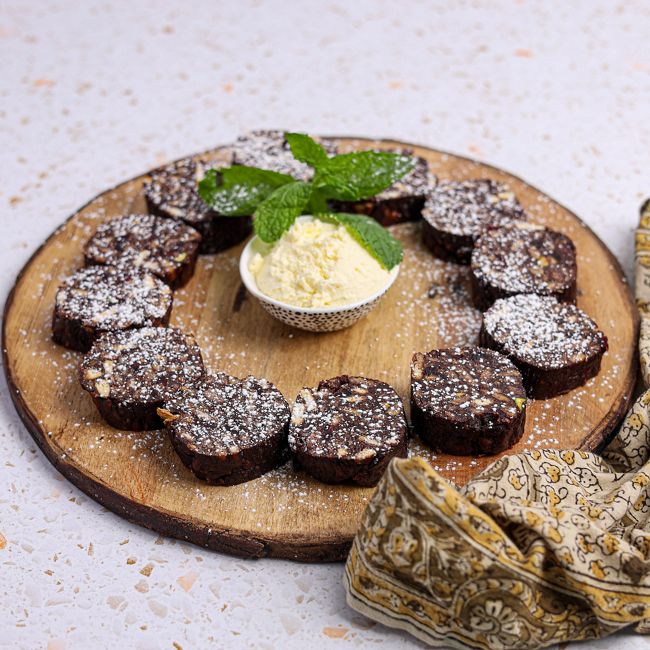 No-Bake Chocolate Salami