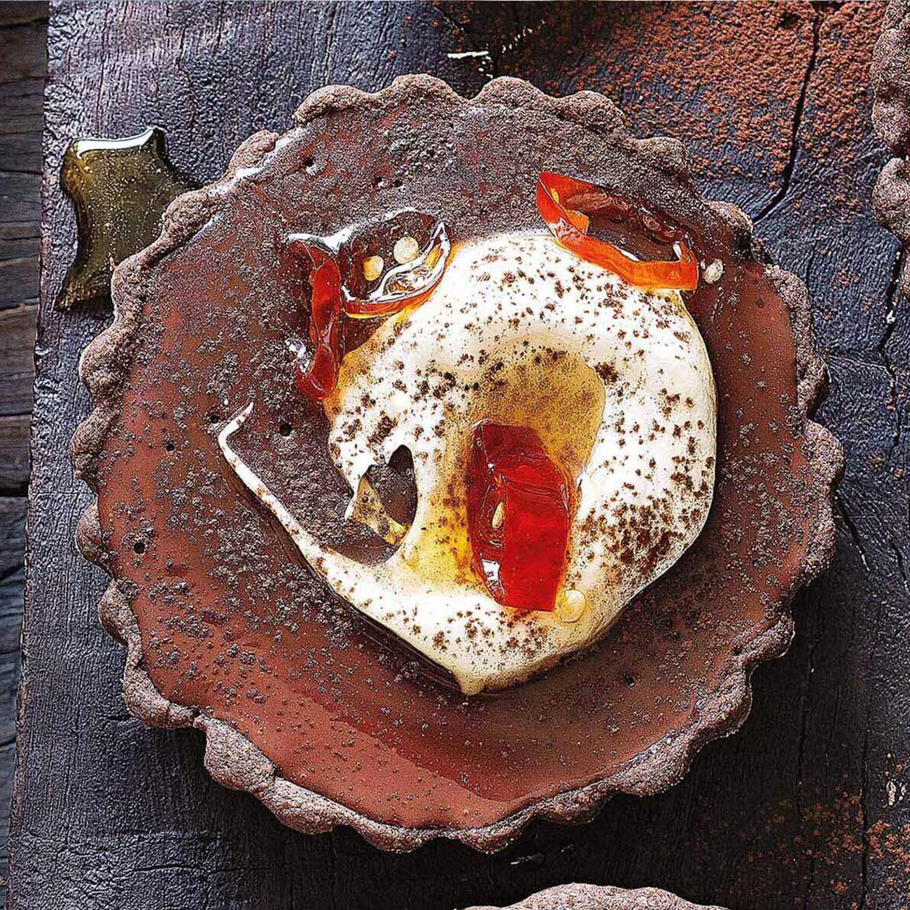 Chilli chocolate tarts
