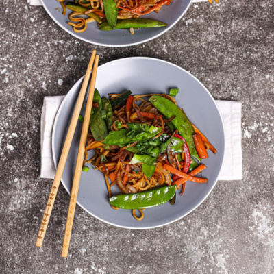 Chow Mein Noodles with Mixed Vegetables