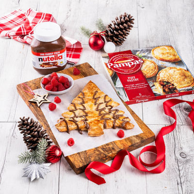 Pampas Puff Pastry Tree with Nutella