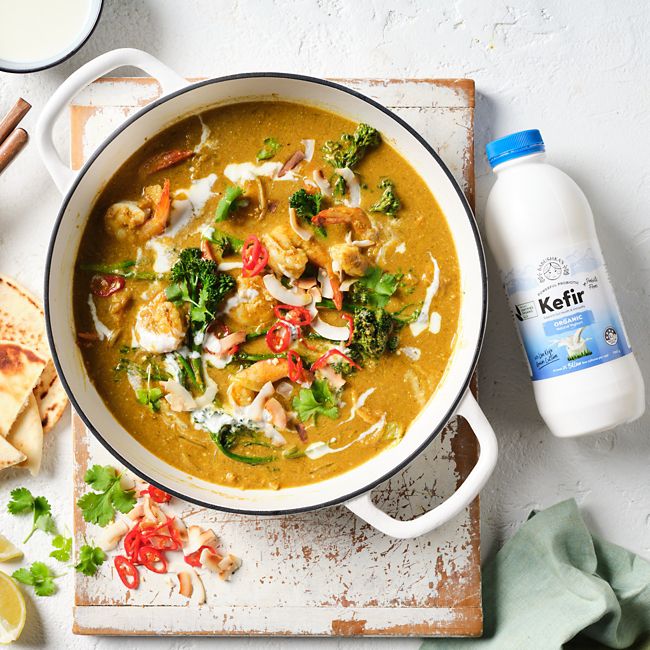 Babushka's Kefir Prawn Curry