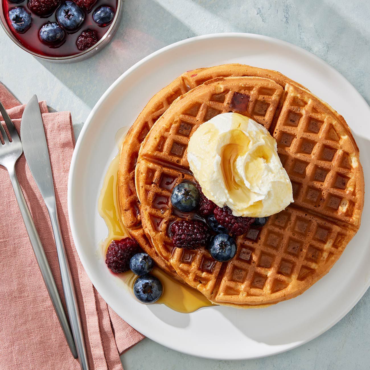 Greek Yoghurt Waffles Recipe 