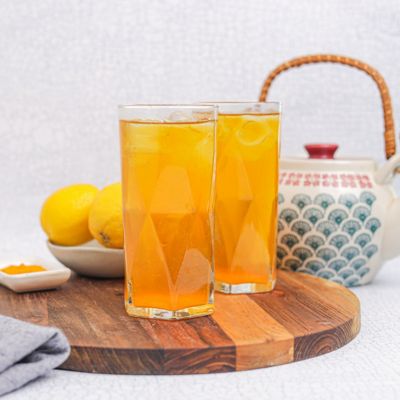 Cinnamon, Turmeric & Lemon Iced Tea