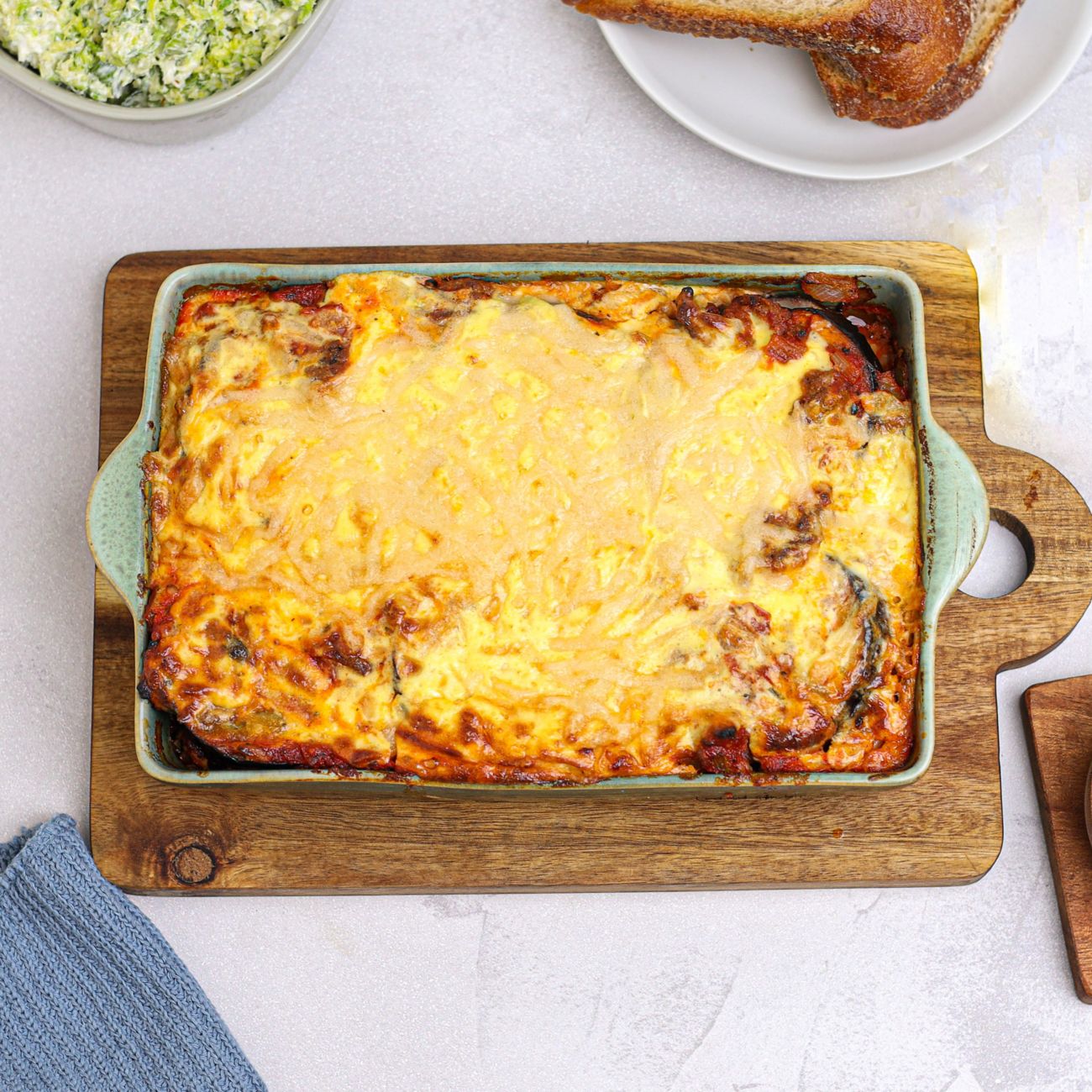 Classic Greek light moussaka