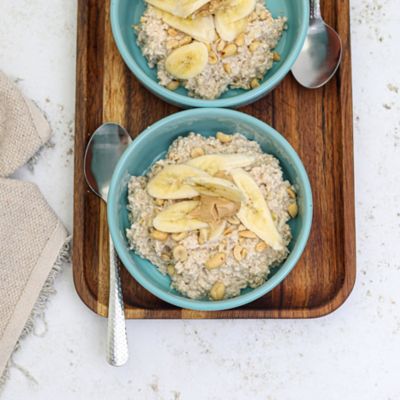 Cocoa, Peanut Butter & Banana Overnight Oats