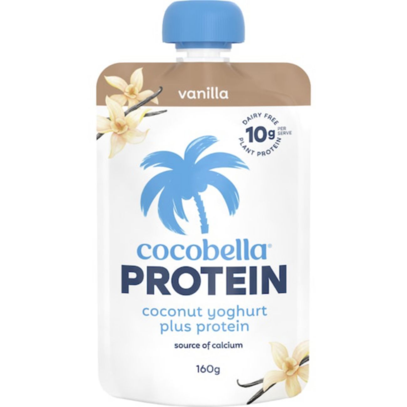 Cocobella Coconut Yoghurt 10g Protein Vanilla 160g