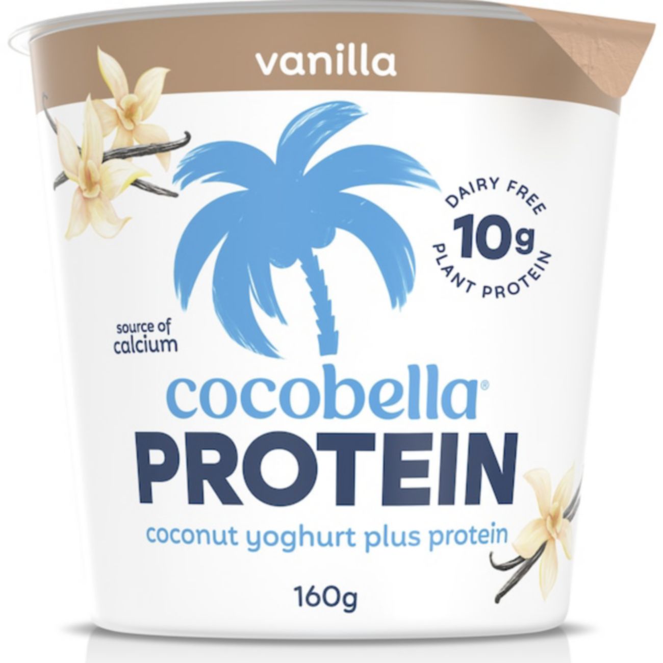 Cocobella Protein Yoghurt Vanilla 160g