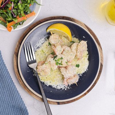 Coconut Chilli Prawn Skewers