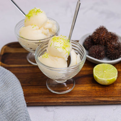Coconut, Lychee & Lime Sorbet