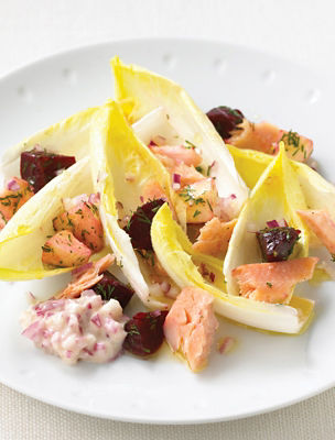 Smoked Trout With Beetroot, Apple & Dill Relish