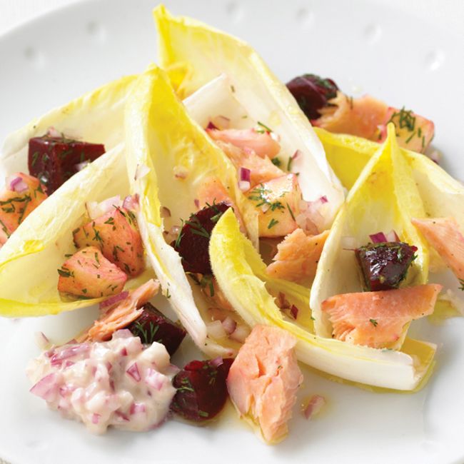 Smoked Trout With Beetroot, Apple & Dill Relish