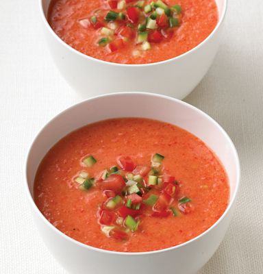 Chilled Tomato & Red Pepper Soup