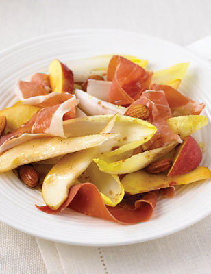 Parma Ham With Pear, Nectarine & Endive