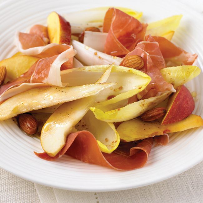 Parma Ham With Pear, Nectarine & Endive