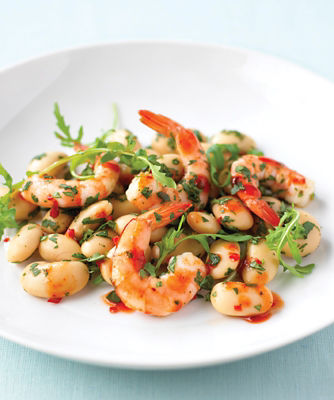 Chilli Prawns With Coriander And Lime