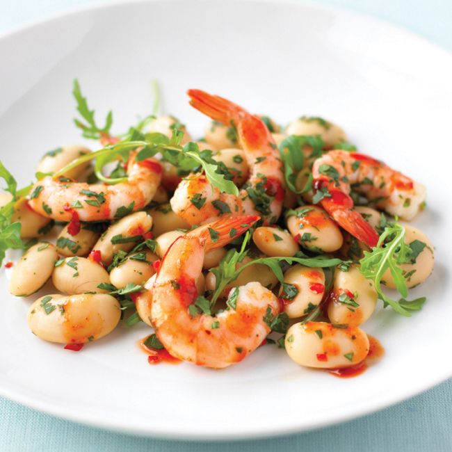 Chilli Prawns With Coriander & Lime