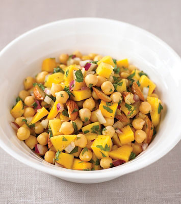 Curried Chickpeas With Mango