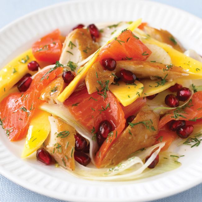 Smoked Fish, Fennel, & Mango Salad