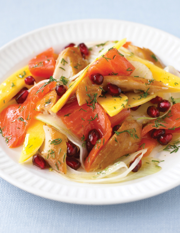 Smoked Fish, Fennel, And Mango Salad