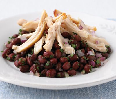 Chicken With Aduki Beans & Herbs