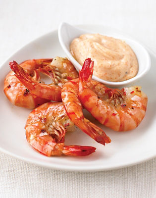 Griddled Prawns With Hot Pepper Sauce