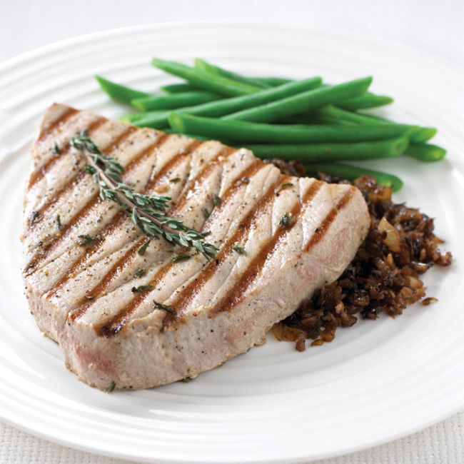 Tuna With Sweet Shallots