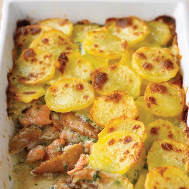 Smoked Fish & Anchovy Gratin
