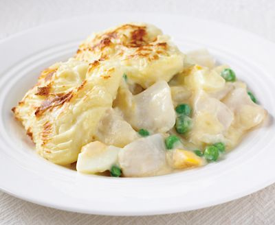 Quick Fish Pie With Peas