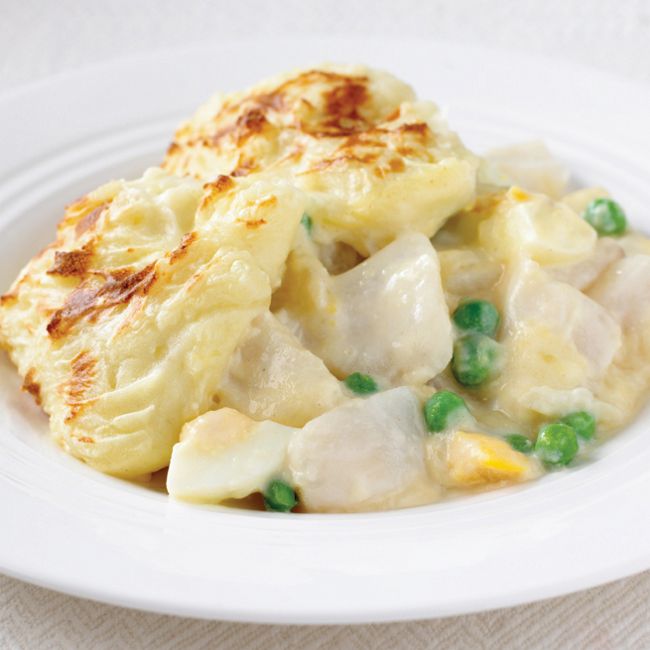 Quick Fish Pie With Peas